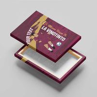 Custom Venezuela Football Canvas Wall Art Mano Tengo Fe La Vinotinto