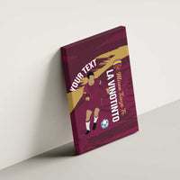 Custom Venezuela Football Canvas Wall Art Mano Tengo Fe La Vinotinto