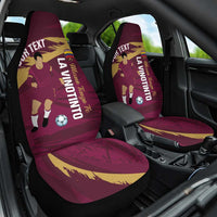 Custom Venezuela Football Car Seat Cover Mano Tengo Fe La Vinotinto