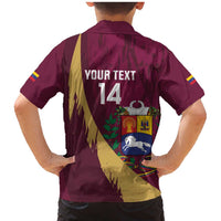 Custom Venezuela Football Family Matching Mermaid Dress and Hawaiian Shirt Mano Tengo Fe La Vinotinto