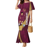 Custom Venezuela Football Family Matching Mermaid Dress and Hawaiian Shirt Mano Tengo Fe La Vinotinto