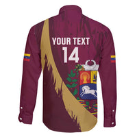 Custom Venezuela Football Family Matching Off Shoulder Short Dress and Hawaiian Shirt Mano Tengo Fe La Vinotinto