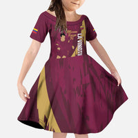 Custom Venezuela Football Family Matching Tank Maxi Dress and Hawaiian Shirt Mano Tengo Fe La Vinotinto