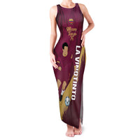 Custom Venezuela Football Family Matching Tank Maxi Dress and Hawaiian Shirt Mano Tengo Fe La Vinotinto