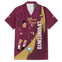 Custom Venezuela Football Hawaiian Shirt Mano Tengo Fe La Vinotinto