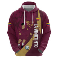 Custom Venezuela Football Hoodie Mano Tengo Fe La Vinotinto