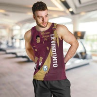 Custom Venezuela Football Men Tank Top Mano Tengo Fe La Vinotinto