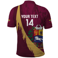 Custom Venezuela Football Polo Shirt Mano Tengo Fe La Vinotinto