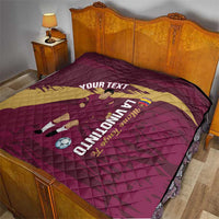 Custom Venezuela Football Quilt Mano Tengo Fe La Vinotinto