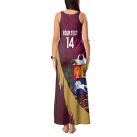 Custom Venezuela Football Tank Maxi Dress Mano Tengo Fe La Vinotinto