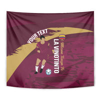 Custom Venezuela Football Tapestry Mano Tengo Fe La Vinotinto