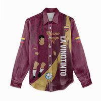 Custom Venezuela Football Women Casual Shirt Mano Tengo Fe La Vinotinto