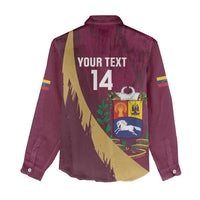 Custom Venezuela Football Women Casual Shirt Mano Tengo Fe La Vinotinto