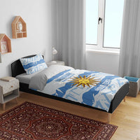 Custom Uruguay Football Bedding Set Vamo La Celeste