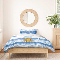Custom Uruguay Football Bedding Set Vamo La Celeste