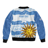 Custom Uruguay Football Bomber Jacket Vamo La Celeste