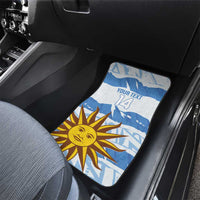 Custom Uruguay Football Car Mats Vamo La Celeste