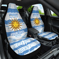 Custom Uruguay Football Car Seat Cover Vamo La Celeste