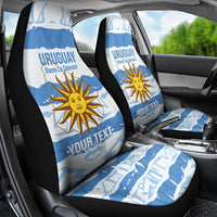 Custom Uruguay Football Car Seat Cover Vamo La Celeste