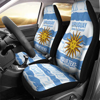 Custom Uruguay Football Car Seat Cover Vamo La Celeste