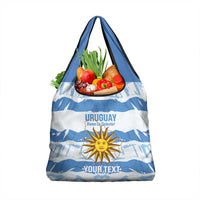 Custom Uruguay Football Grocery Bag Vamo La Celeste