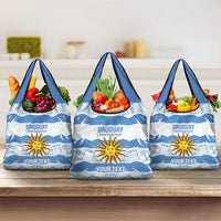 Custom Uruguay Football Grocery Bag Vamo La Celeste