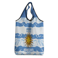 Custom Uruguay Football Grocery Bag Vamo La Celeste