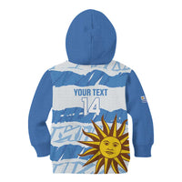 Custom Uruguay Football Kid Hoodie Vamo La Celeste