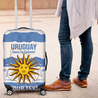 Custom Uruguay Football Luggage Cover Vamo La Celeste
