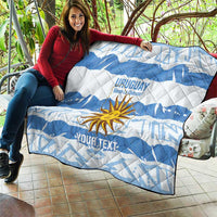 Custom Uruguay Football Quilt Vamo La Celeste