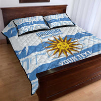 Custom Uruguay Football Quilt Bed Set Vamo La Celeste