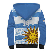Custom Uruguay Football Sherpa Hoodie Vamo La Celeste