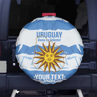 Custom Uruguay Football Spare Tire Cover Vamo La Celeste