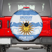 Custom Uruguay Football Spare Tire Cover Vamo La Celeste