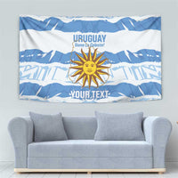 Custom Uruguay Football Tapestry Vamo La Celeste