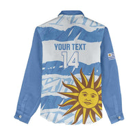 Custom Uruguay Football Women Casual Shirt Vamo La Celeste