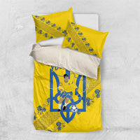Personalised Ukraine Football Bedding Set Glory to Ukrainian