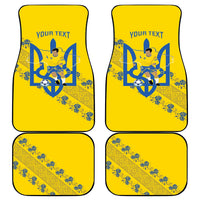 Personalised Ukraine Football Car Mats Glory to Ukrainian