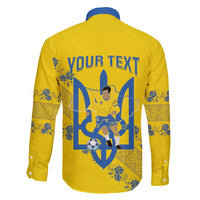 Personalised Ukraine Football Family Matching Mermaid Dress and Hawaiian Shirt Glory to Ukrainian