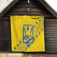 Personalised Ukraine Football Quilt Glory to Ukrainian