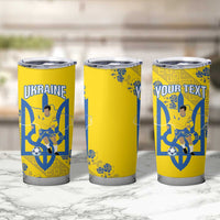 Personalised Ukraine Football Tumbler Cup Glory to Ukrainian