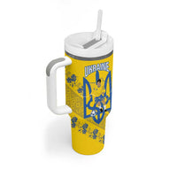 Personalised Ukraine Football Tumbler With Handle Glory to Ukrainian