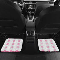 Ukraine Car Mats Traditional Braided Rope Belt Pink Folk Pattern