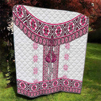 Ukraine Quilt Traditional Braided Rope Belt Pink Folk Pattern