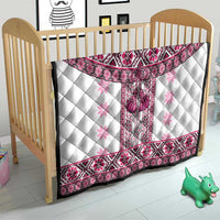 Ukraine Quilt Traditional Braided Rope Belt Pink Folk Pattern