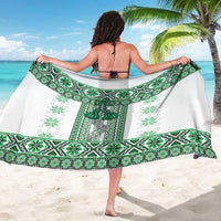Ukraine Sarong Traditional Braided Rope Belt Green Folk Pattern