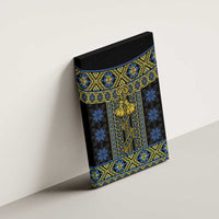 Ukraine Canvas Wall Art Traditional Braided Rope Belt Folk Pattern National Color