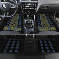 Ukraine Car Mats Traditional Braided Rope Belt Folk Pattern National Color