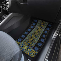 Ukraine Car Mats Traditional Braided Rope Belt Folk Pattern National Color