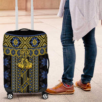 Ukraine Luggage Cover Traditional Braided Rope Belt Folk Pattern National Color